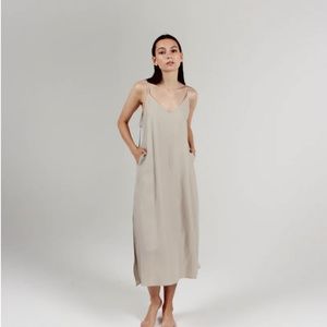 Gorgeous LINEN slip dress - never worn, brand new! Sustainable small brand